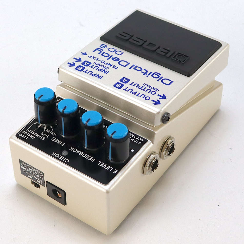 【中古】 ディレイ エフェクター BOSS DD-8 Digtal Delay ギターエフェクター リア斜めアングル画像