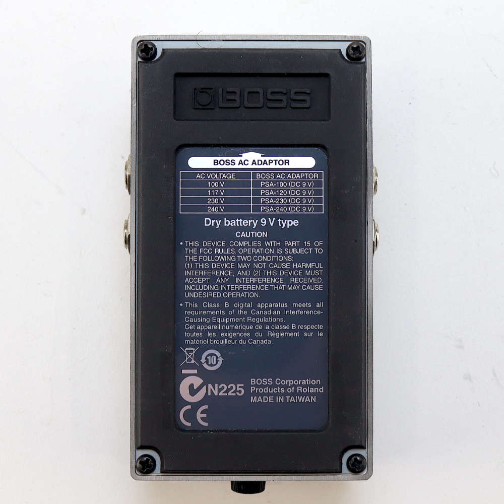 【中古】デジタルリバーブ エフェクター BOSS RV-5 Digital Reverb ボス リヴァーブ エフェクター ボトム画像