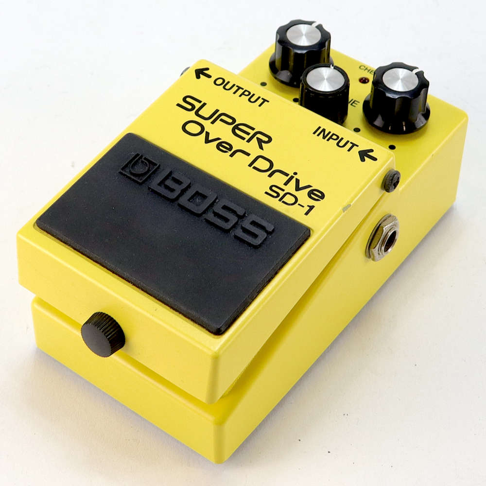 【中古】 スーパーオーバードライブ エフェクター BOSS SD-1 Super Over Drive ギターエフェクター 斜めアングル画像