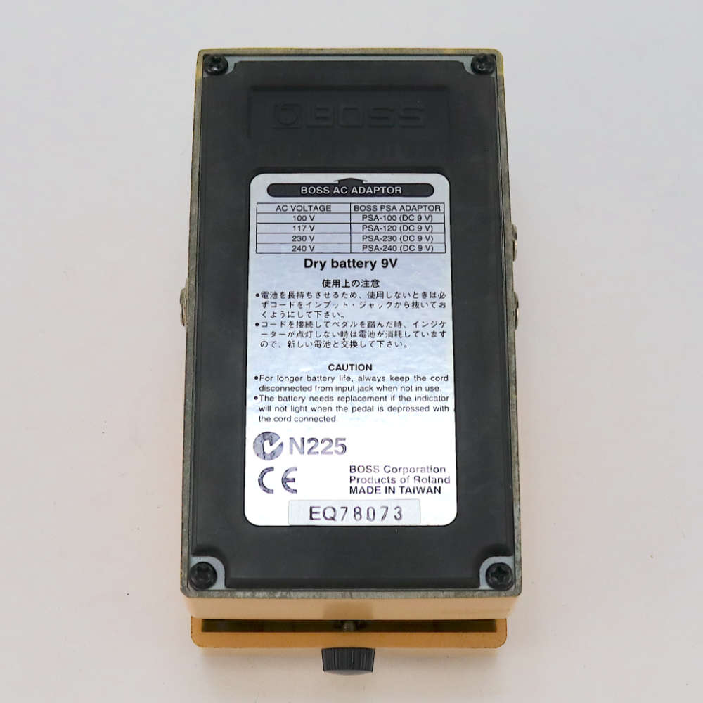 【中古】 アコースティックシミュレーター エフェクター BOSS AC-2 Acoustic Simulator ギターエフェクター ボトム画像