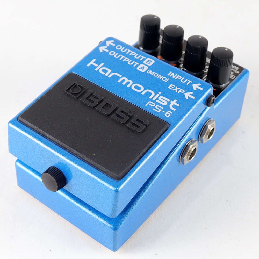 【中古】 ハーモナイザー エフェクター BOSS PS-6 Harmonist ギターエフェクター ハーモニスト ピッチシフター 斜めアングル画像