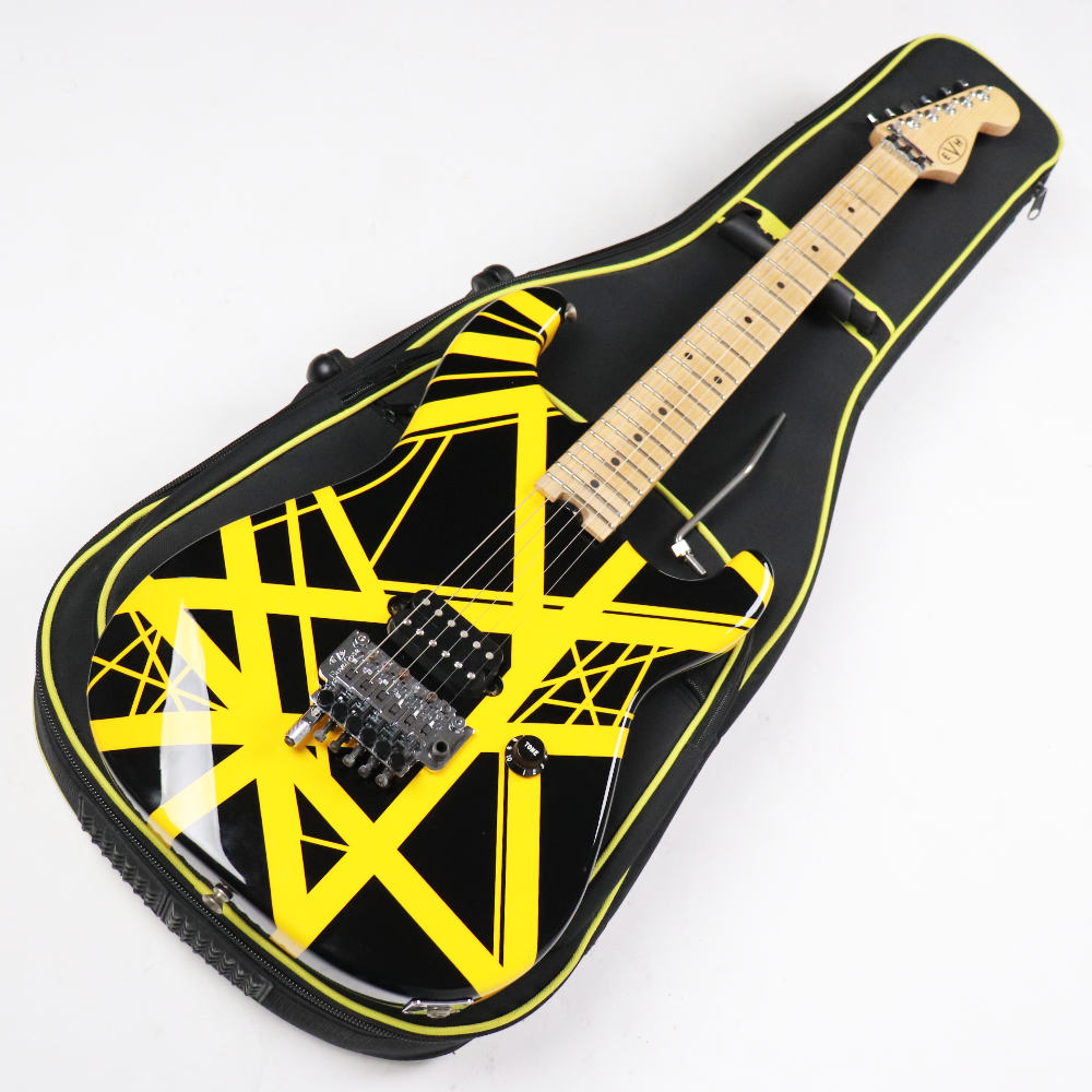 【中古】 エレキギター EVH Striped Series Black with Yellow Stripes 2013年製 Eddie Van Halen Signature Model エディ・ヴァン・ヘイレン