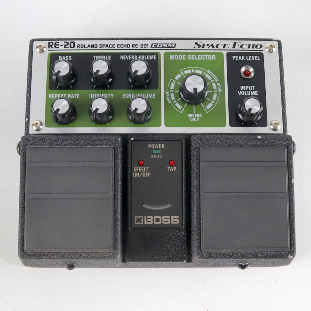 【中古】 スペースエコー エフェクター BOSS RE-20 SPACE ECHO ボス ギターエフェクター 正面