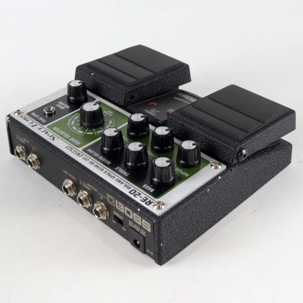 【中古】 スペースエコー エフェクター BOSS RE-20 SPACE ECHO ボス ギターエフェクター 左サイド