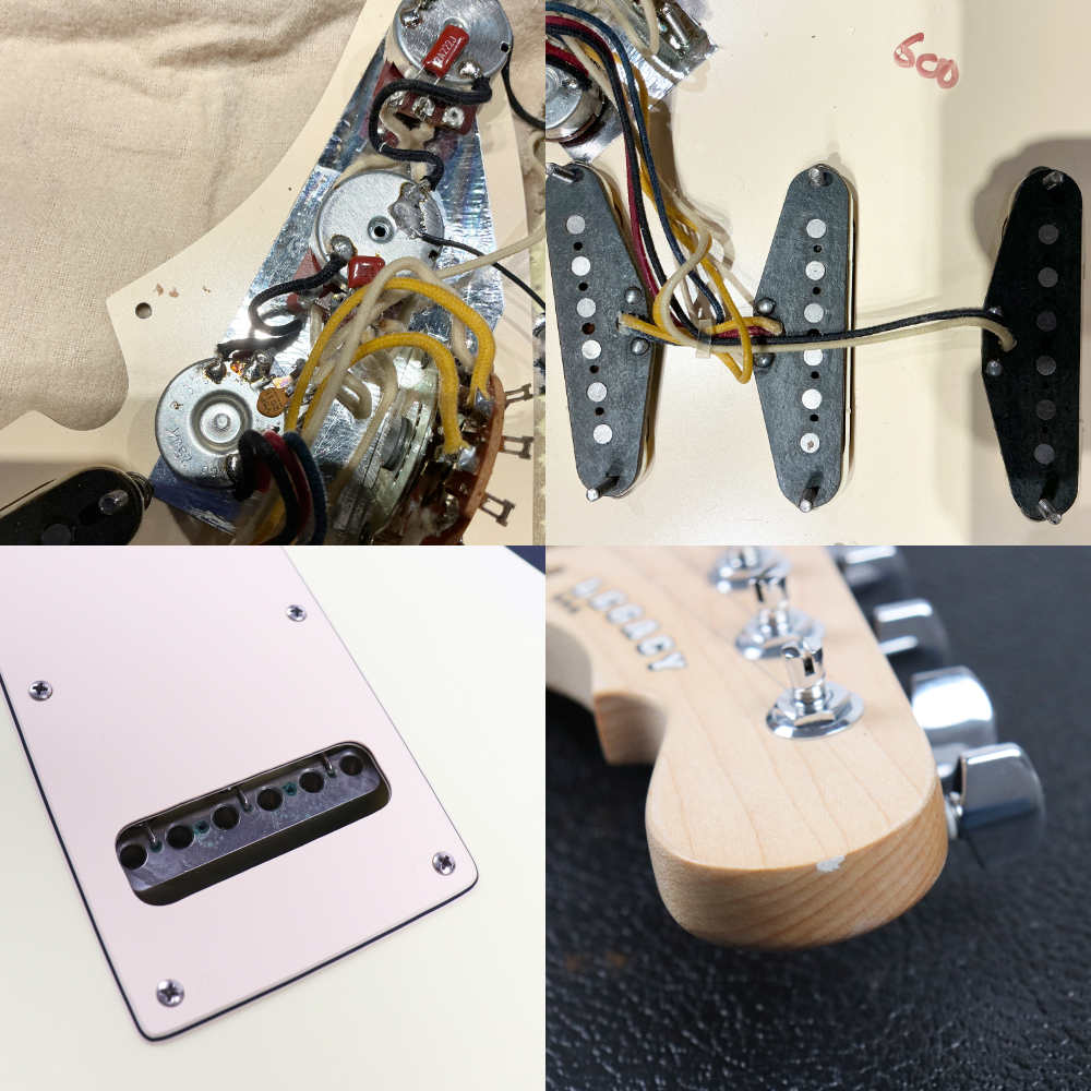 【中古】 エレキギター G&L USA Legacy Vintage White Rosewood FingerBoard Custom Built 2012年製 ストラトタイプ レガシー 内部 傷