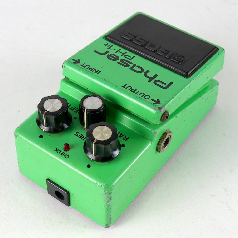 【中古】フェイザー エフェクター BOSS PH-1r Phaser 銀ネジ Made in Japan ギターエフェクター 左サイド