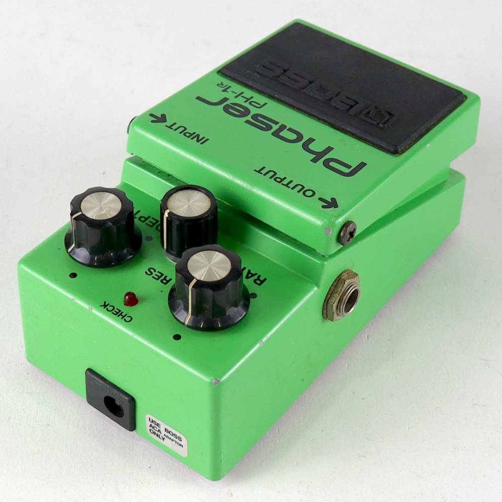【中古】フェイザー エフェクター BOSS PH-1r Phaser Made in Japan ギターエフェクター 左サイド