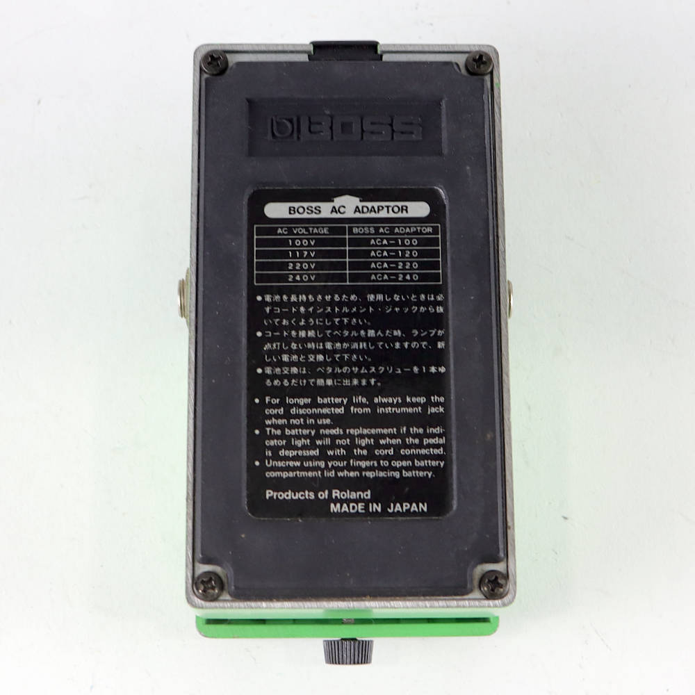 【中古】フェイザー エフェクター BOSS PH-1r Phaser Made in Japan ギターエフェクター 裏面