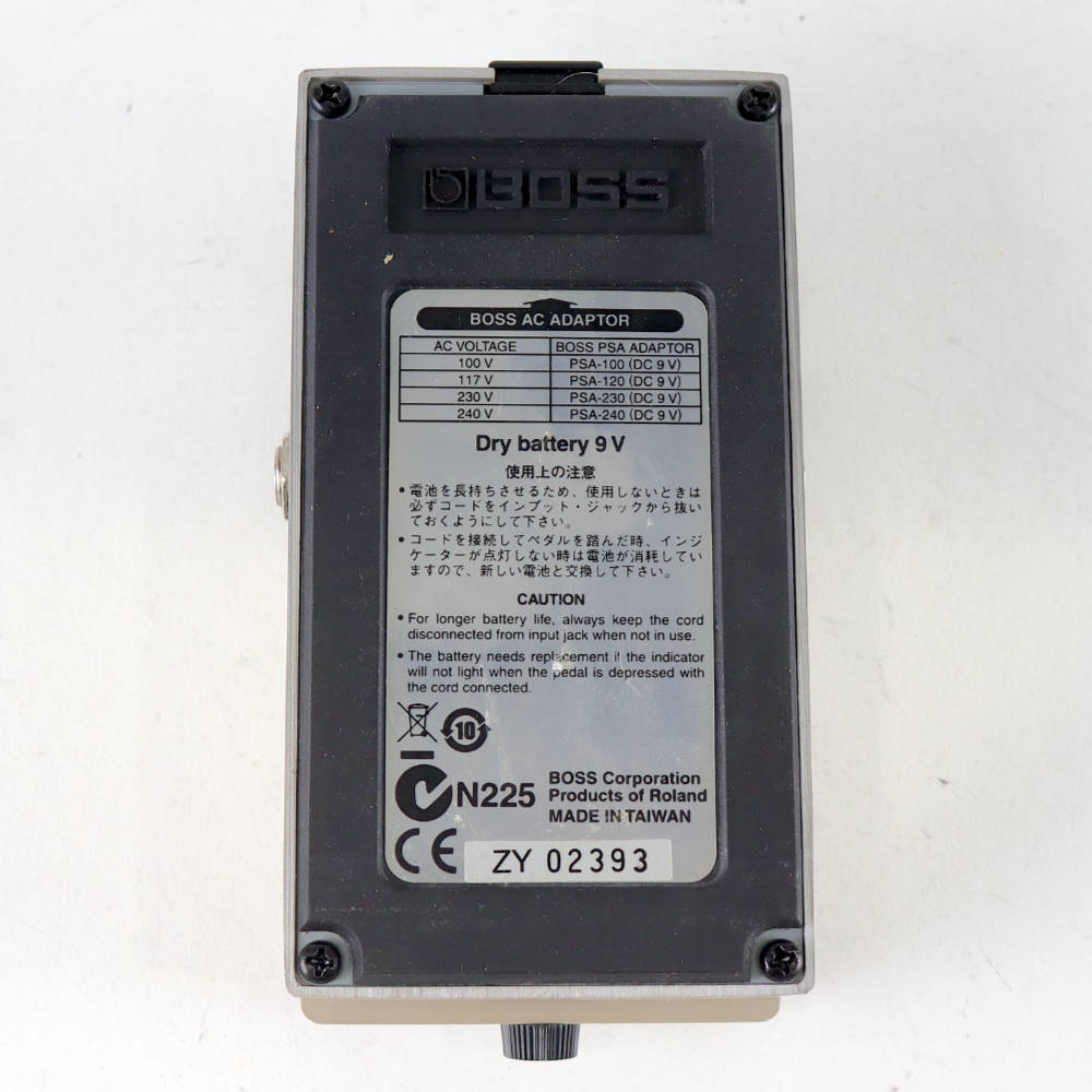 【中古】イコライザー エフェクター BOSS GE-7 Equalizer ギターエフェクター 裏面