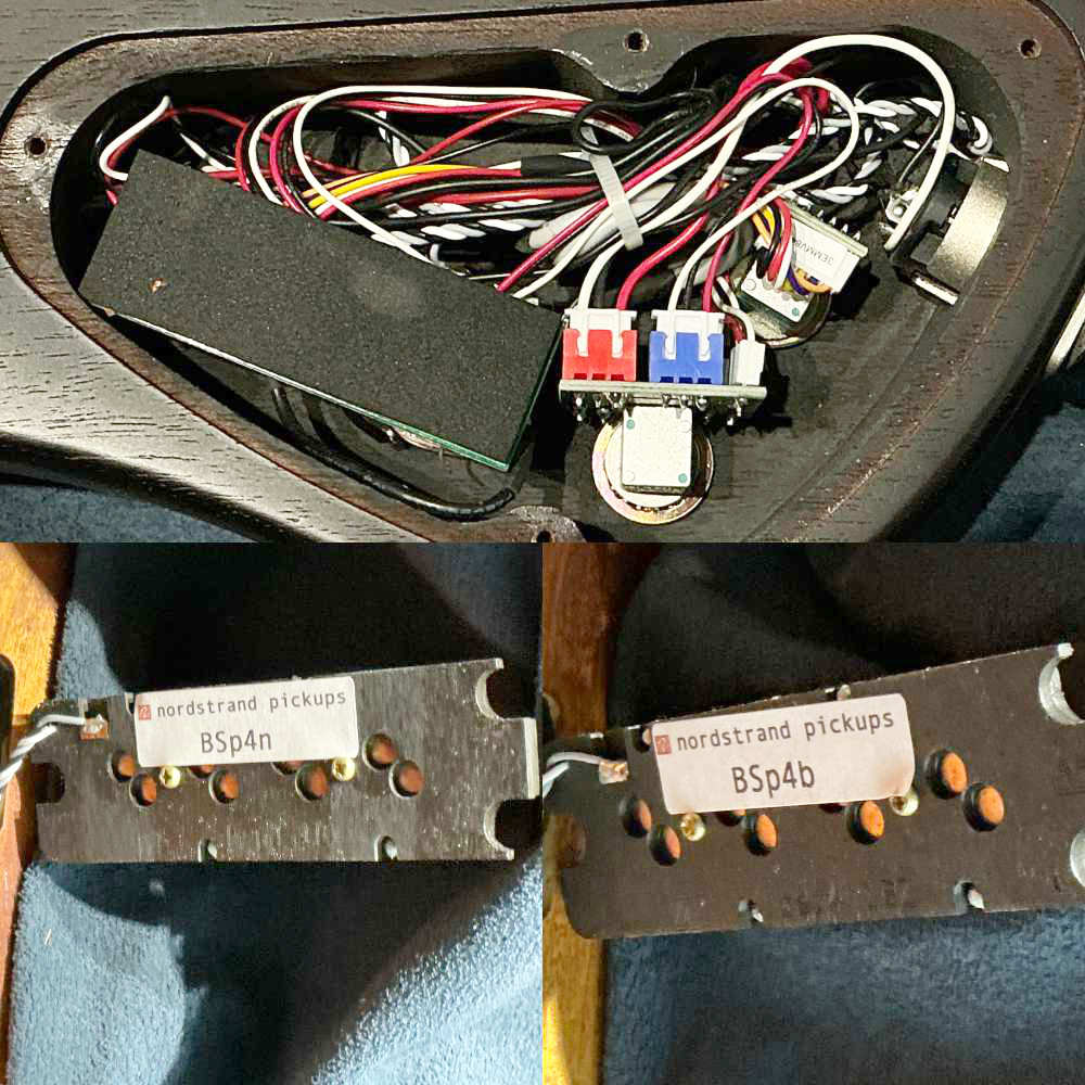 【中古】 Ibanez アイバニーズ EHB1500 DEF ヘッドレス 4弦エレキベース 内部 