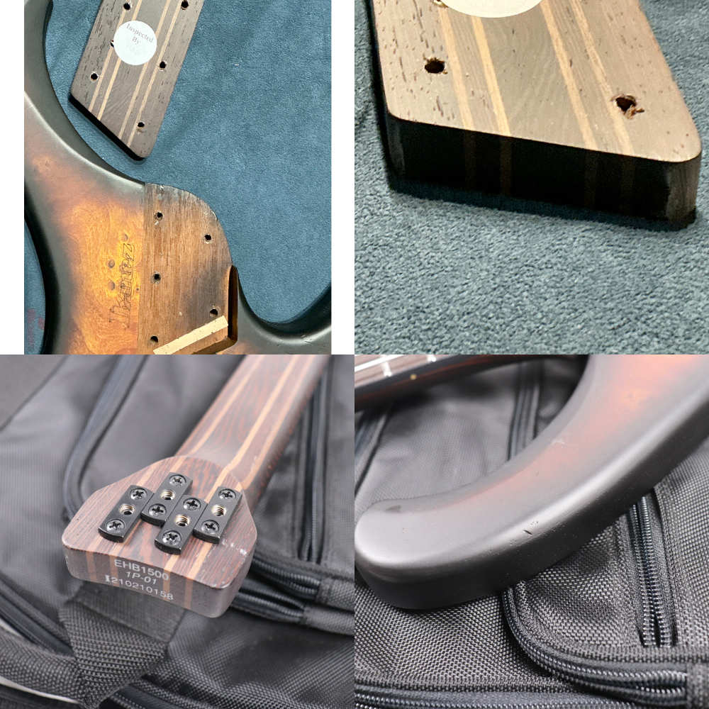 【中古】 Ibanez アイバニーズ EHB1500 DEF ヘッドレス 4弦エレキベース 内部 傷