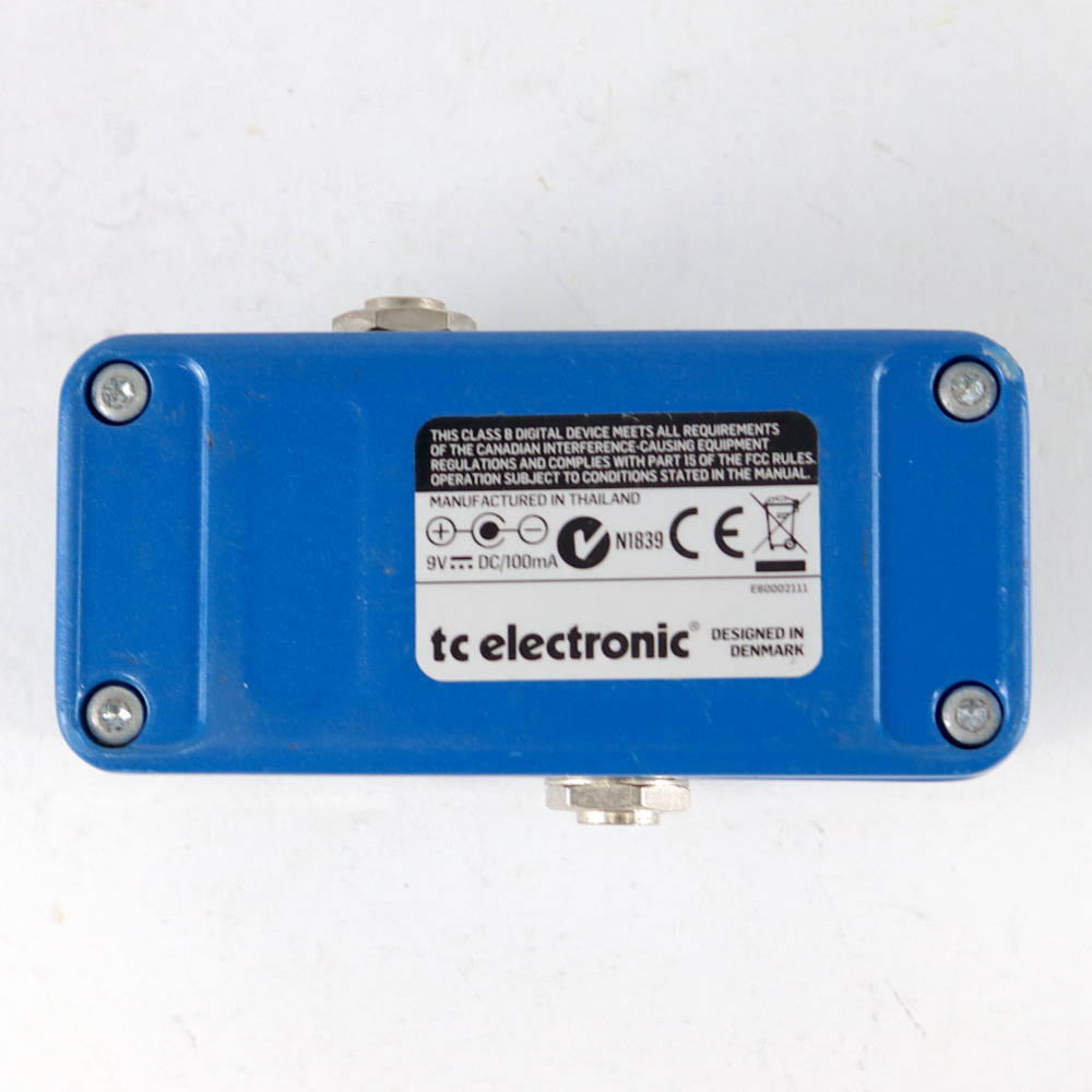 【中古】 ディレイ エフェクター tc electronic Flashback Mini Delay ギター用エフェクター 裏面