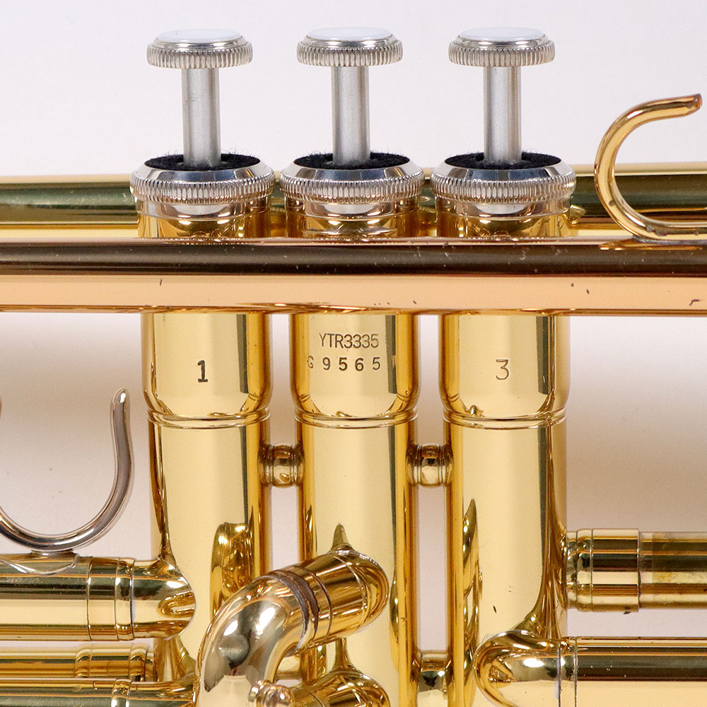 【中古】 トランペット ヤマハ YAMAHA YTR-3335 B♭ ピストン部