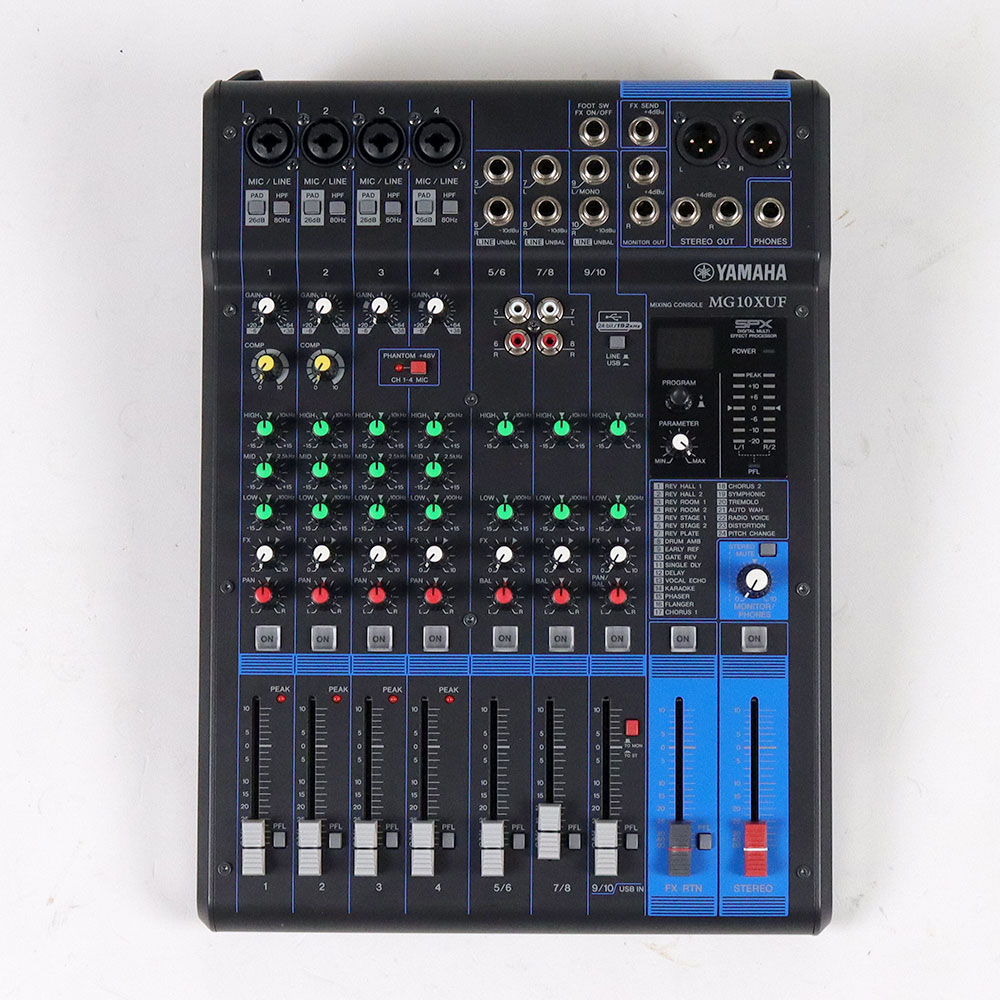 【中古】 PAミキサー ヤマハ YAMAHA MG10XUF オーディオインターフェース アナログミキサー