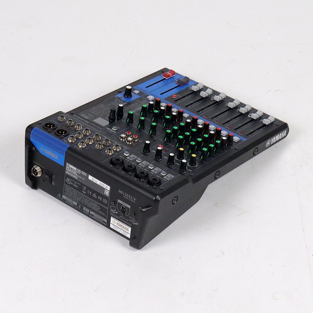 【中古】 PAミキサー ヤマハ YAMAHA MG10XUF オーディオインターフェース アナログミキサー 全体