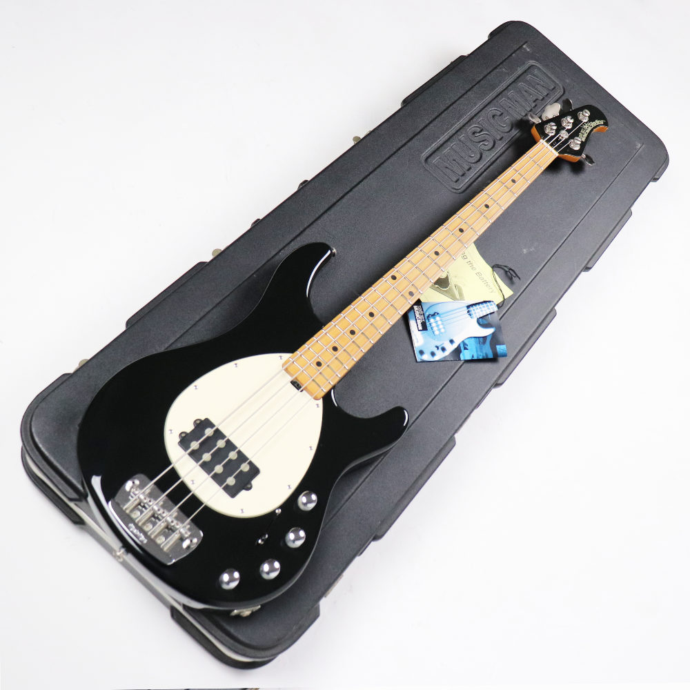 【中古】 MUSIC MAN ミュージックマン Sterling Black 2004年製 4弦エレキベース マッチングヘッド