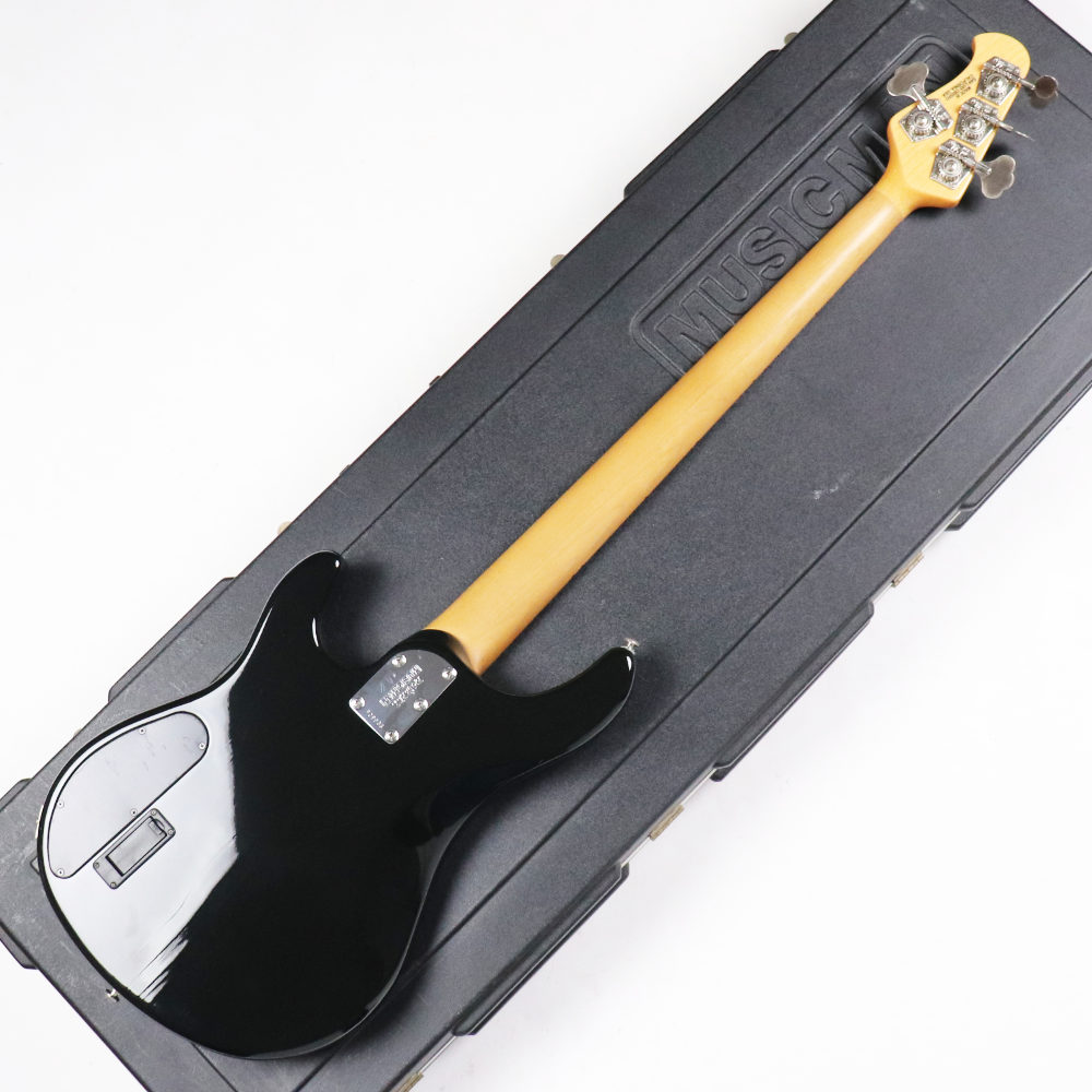 【中古】 MUSIC MAN ミュージックマン Sterling Black 2004年製 4弦エレキベース マッチングヘッド ボディバック画像 