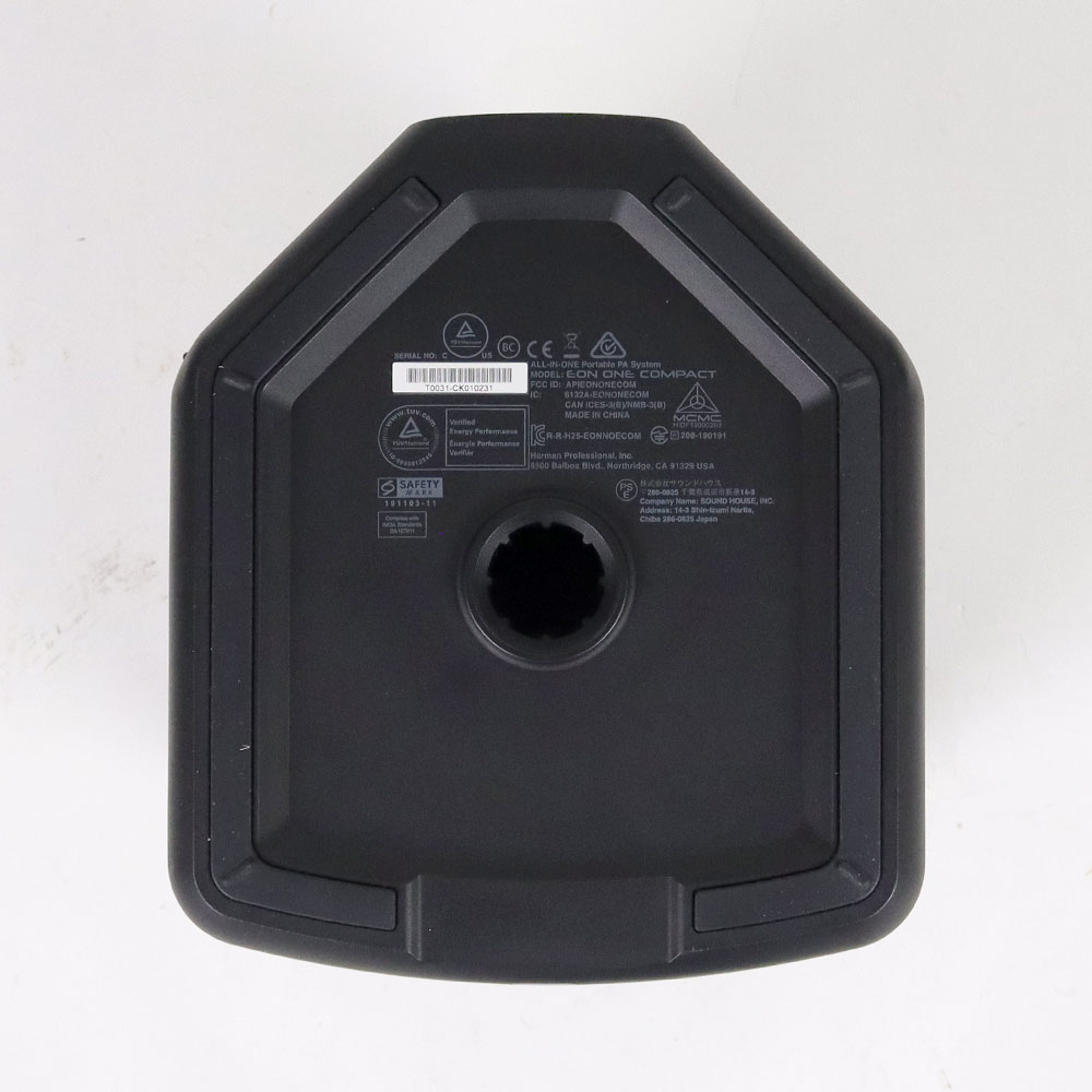 【中古】 パワードスピーカー 簡易PA JBL PROFESSIONAL EON ONE COMPACT ポータブルPAシステム 底面