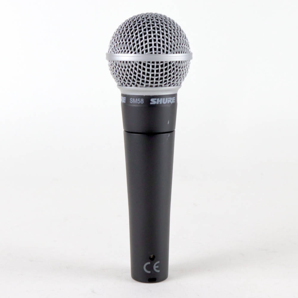 【中古】 マイク ダイナミックマイク ボーカル用 SHURE SM58 シュアー 58 ゴッパ シュア 背面