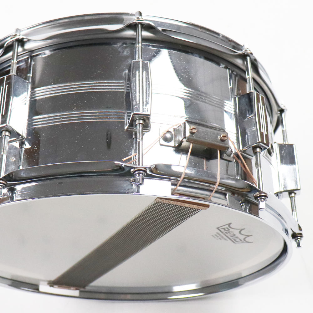 【中古】 スネアドラム タマ TAMA 70-66 ROYALSTAR STEEL SHELL 14x6.5 ロイヤルスター ストレイナー 2