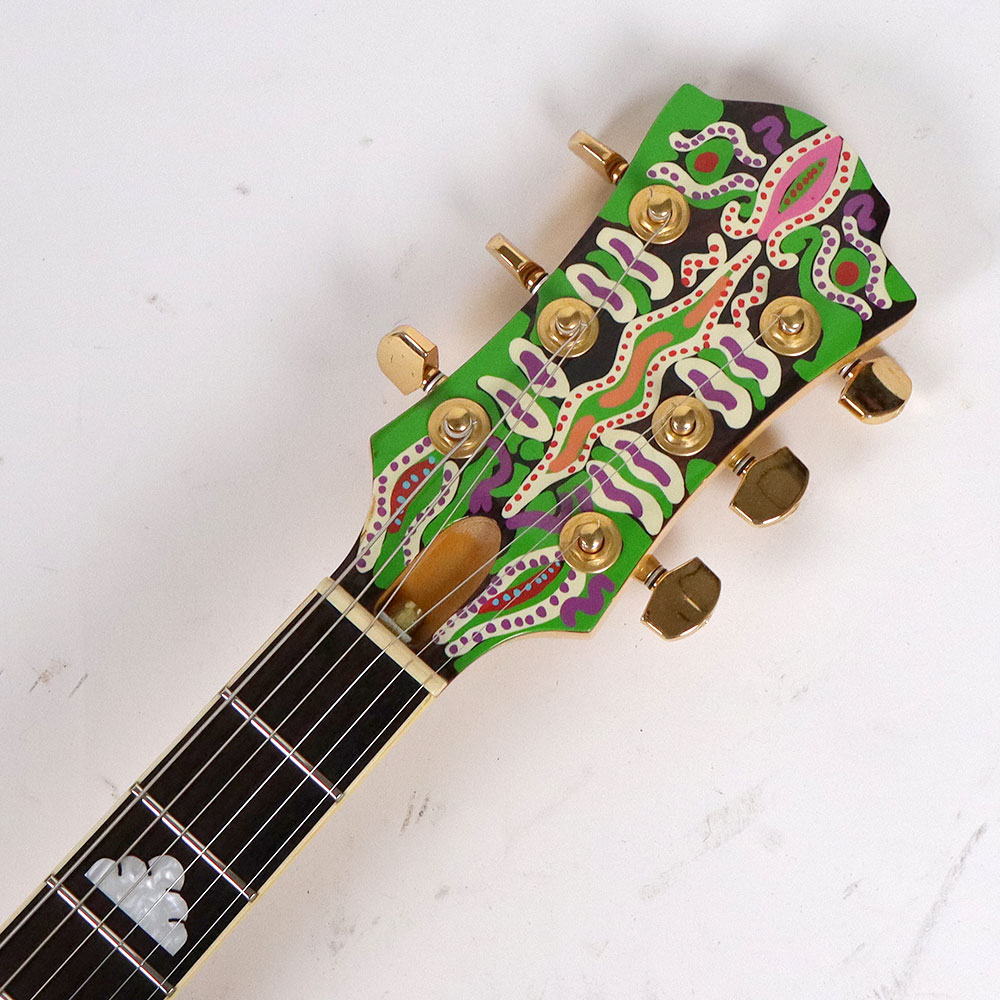【中古】 エレキギター FERNANDES Burny MG-120X hideモデル サイケデリックペイント フェルナンデス バーニー ヘッド