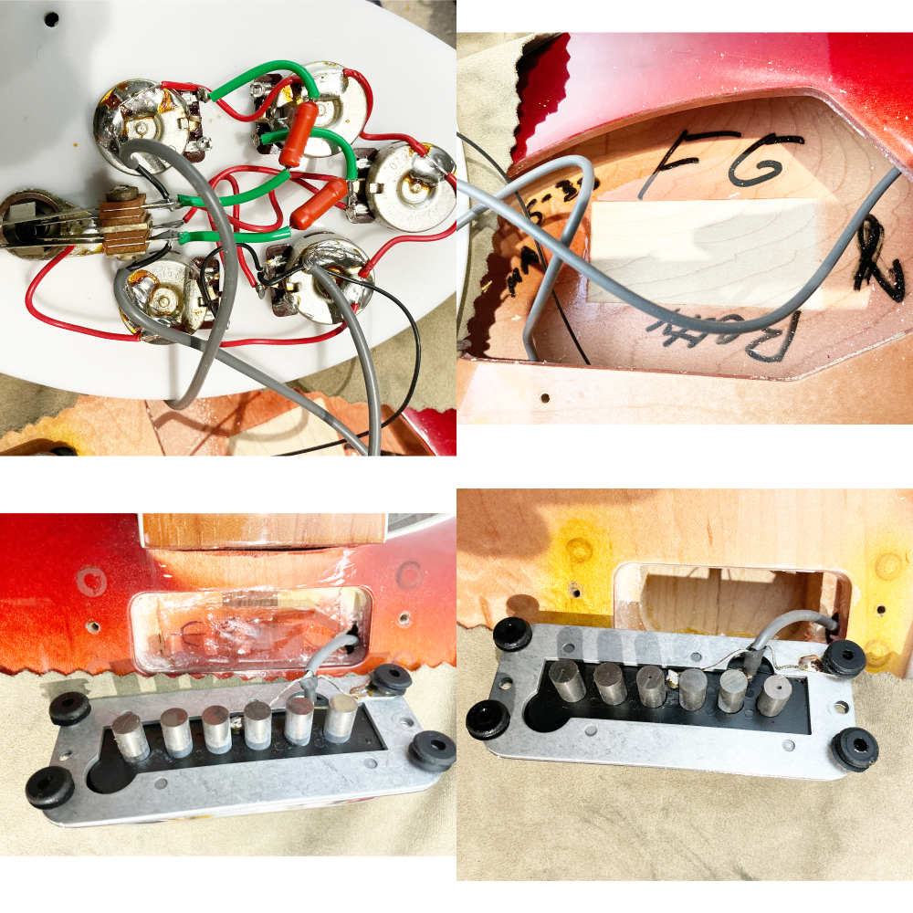 【中古】 Rickenbacker リッケンバッカー 360 V64 Fireglo 1997年製 エレキギター 内部 