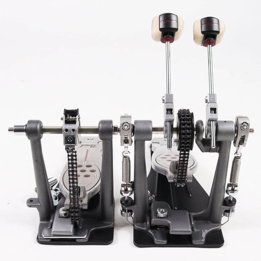 【中古】 ドラムツインペダル パール Pearl P-2052C ELIMINATOR REDLINE DOUBLE PEDAL 本体画像 前