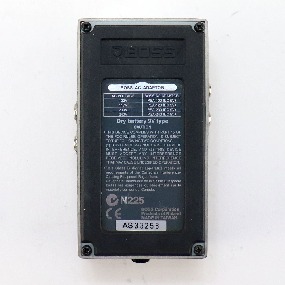【中古】 スーパーオクターブ エフェクター BOSS OC-3 Super Octave ギターエフェクター オクターバー 裏面