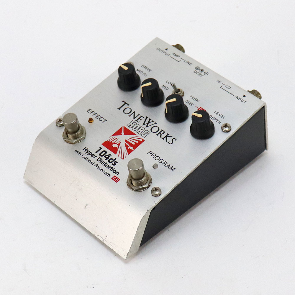 【中古】 ハイパーディストーション KORG TONEWORKS 104ds Hyper Distortion ギター用エフェクター 全体
