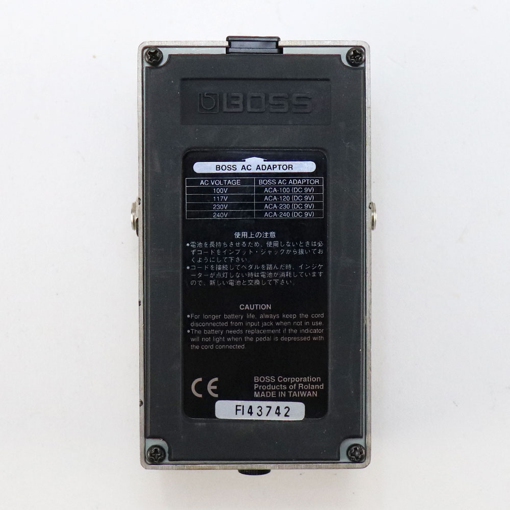 【中古】オクターブ エフェクター BOSS OC-2 Octave ギターエフェクター オクターバー 裏面
