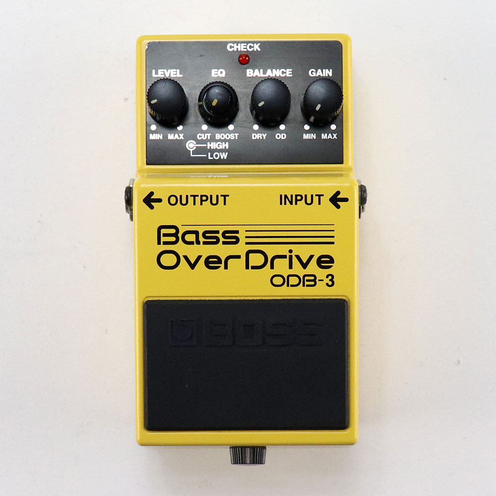 【中古】 ベースオーバードライブ エフェクター BOSS ODB-3 Bass OverDrive ベースエフェクター 正面