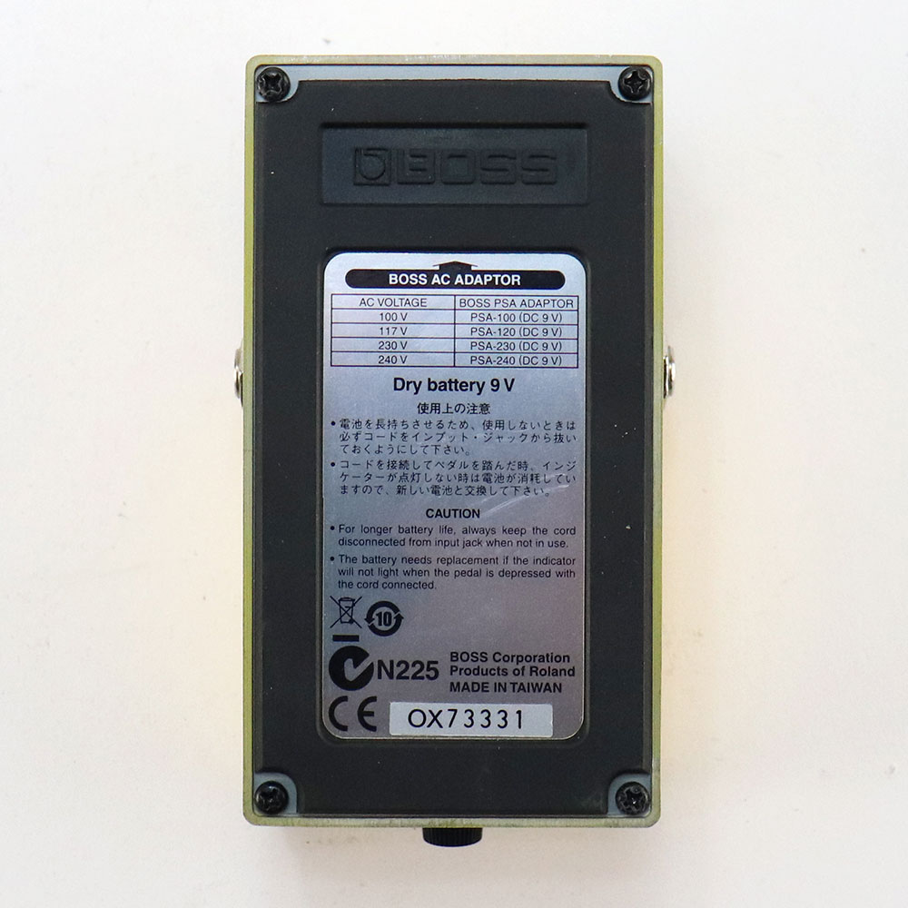 【中古】 ベースオーバードライブ エフェクター BOSS ODB-3 Bass OverDrive ベースエフェクター 裏面