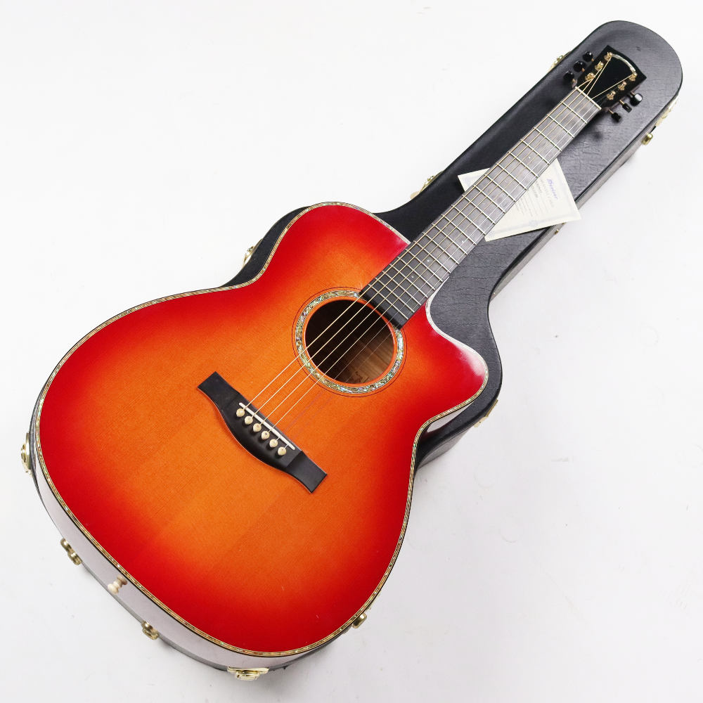 【中古】 アコースティックギター Headway HC-Custom Cherry Sunburst 2009年頃製 スプルーストップ フレイムメイプルバック&サイド ヘッドウェイ