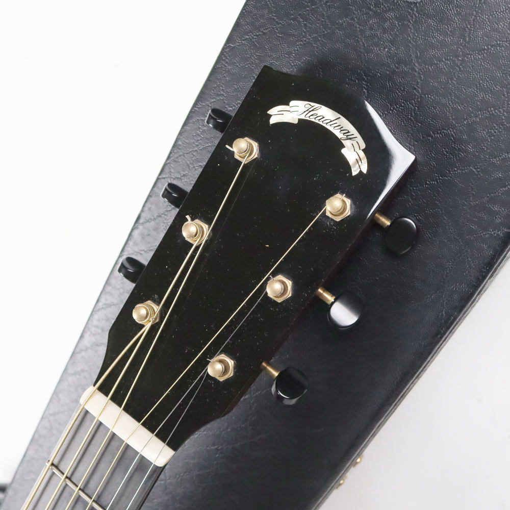 【中古】 アコースティックギター Headway HC-Custom Cherry Sunburst 2009年頃製 スプルーストップ フレイムメイプルバック&サイド ヘッドウェイ ヘッド画像