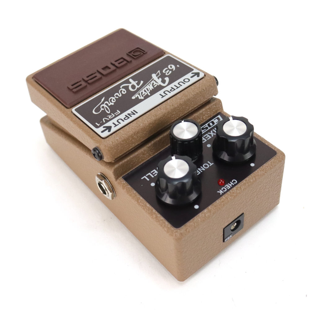 【中古】リバーブ エフェクター BOSS FRV-1 63 Fender Reverb ボス リヴァーブ エフェクター リア斜めアングル画像