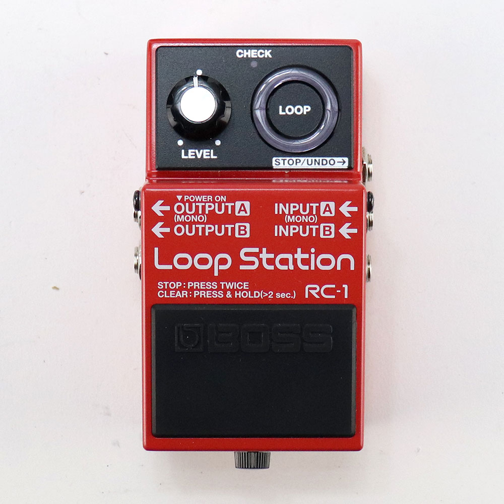 【中古】 ループステーション エフェクター BOSS RC-1 Loop Station ボス ギターエフェクター 正面