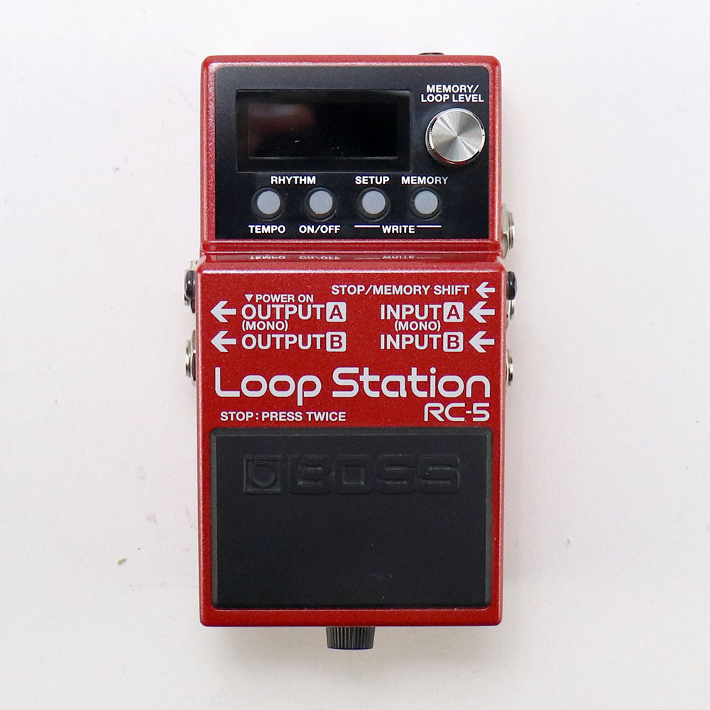 【中古】ループステーション エフェクター BOSS RC-5 Loop Station ボス ギターエフェクター 正面
