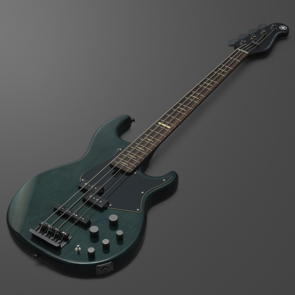 YAMAHA ヤマハ BB734A IDB Indigo Blue エレキベース 斜めアングル画像2