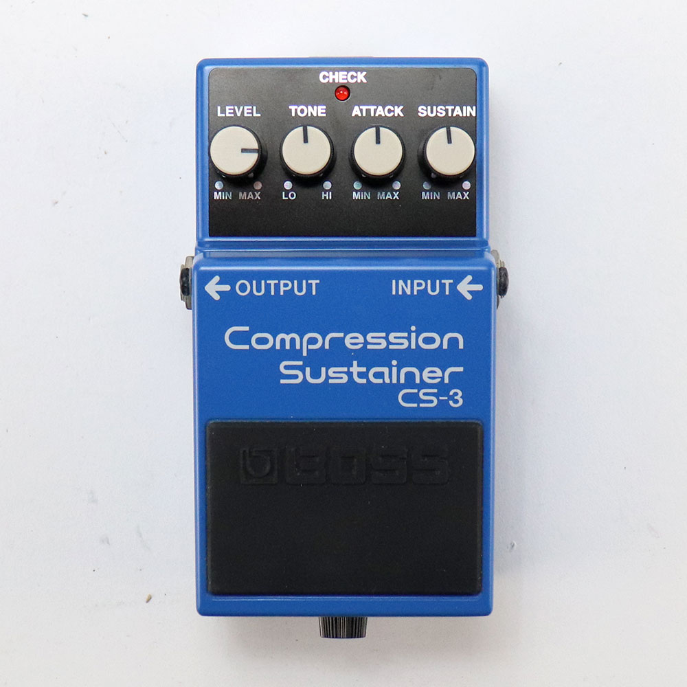 【中古】コンプレッサー エフェクター BOSS CS-3 Compression Sustainer ギターエフェクター 正面