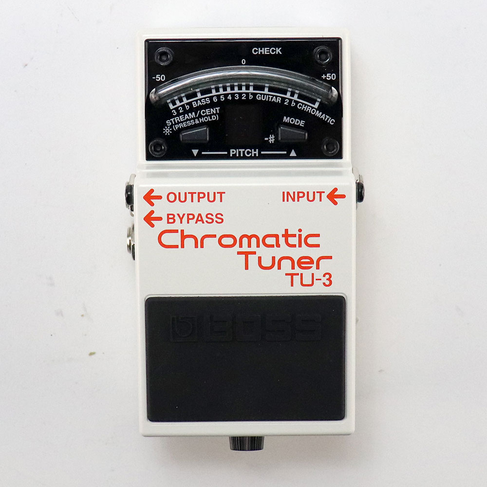 【中古】 クロマチックチューナー BOSS TU-3 Chromatic Tuner 正面