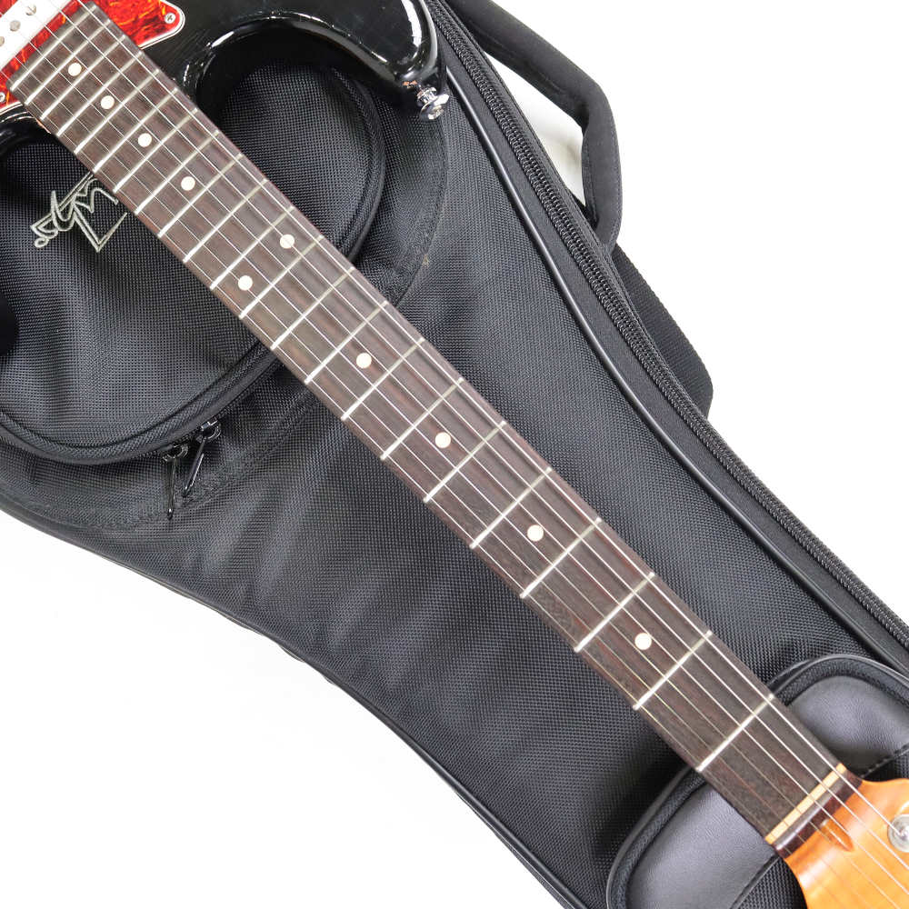 【中古】 エレキギター Suhr JST Classic S Antique SSH Black with Tortise Shell Pickguard Light Aging Roasted Flame Maple Neck 2019年製 サー クラシック レリック Aged ネック