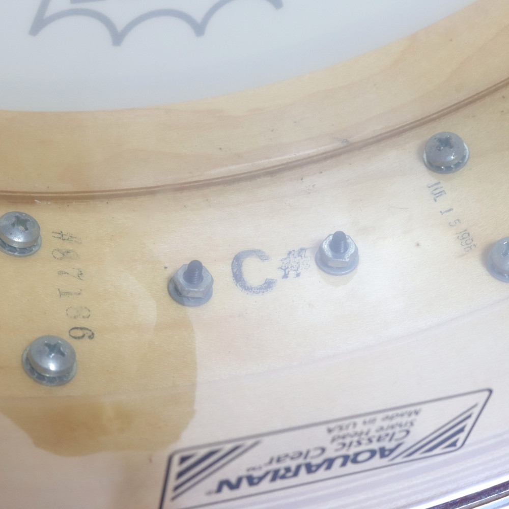 【中古】 スネアドラム DW ALL-MAPLE SHELL 14x5 1990s 詳細画像