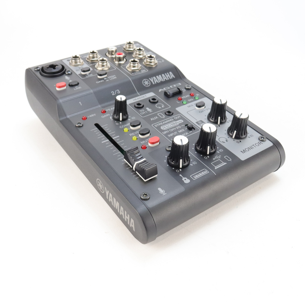 【中古】 ミキサー ヤマハ YAMAHA AG03 mk2 ライブストリーミングミキサー 詳細画像