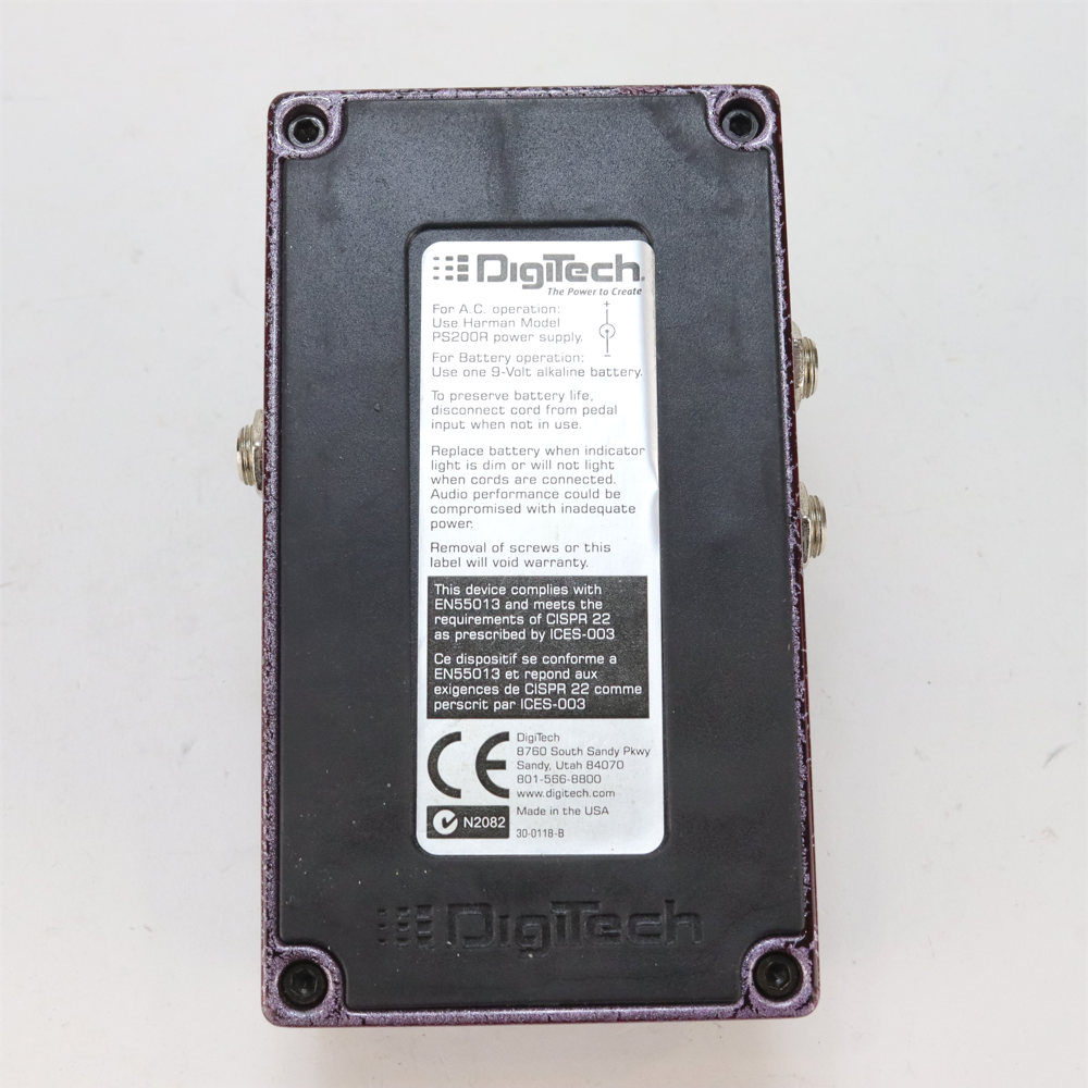【中古】 DigiTech デジテック GRUNGE Made in USA ディストーション ギターエフェクター 詳細画像