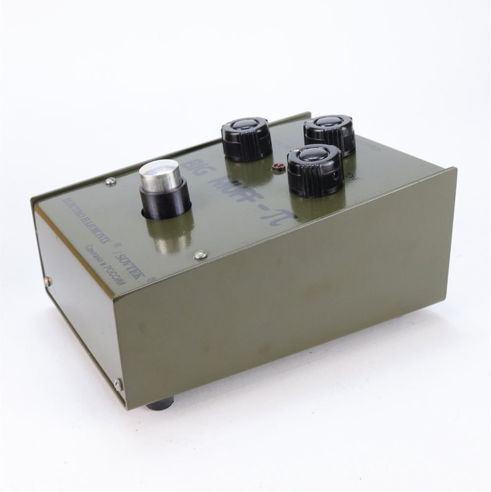 【中古】 ビッグマフ ELECTRO-HARMONIX SOVTEK Big Muff π Russia Army Green Bubble Font ファズ ディストーション ギターエフェクター 詳細画像