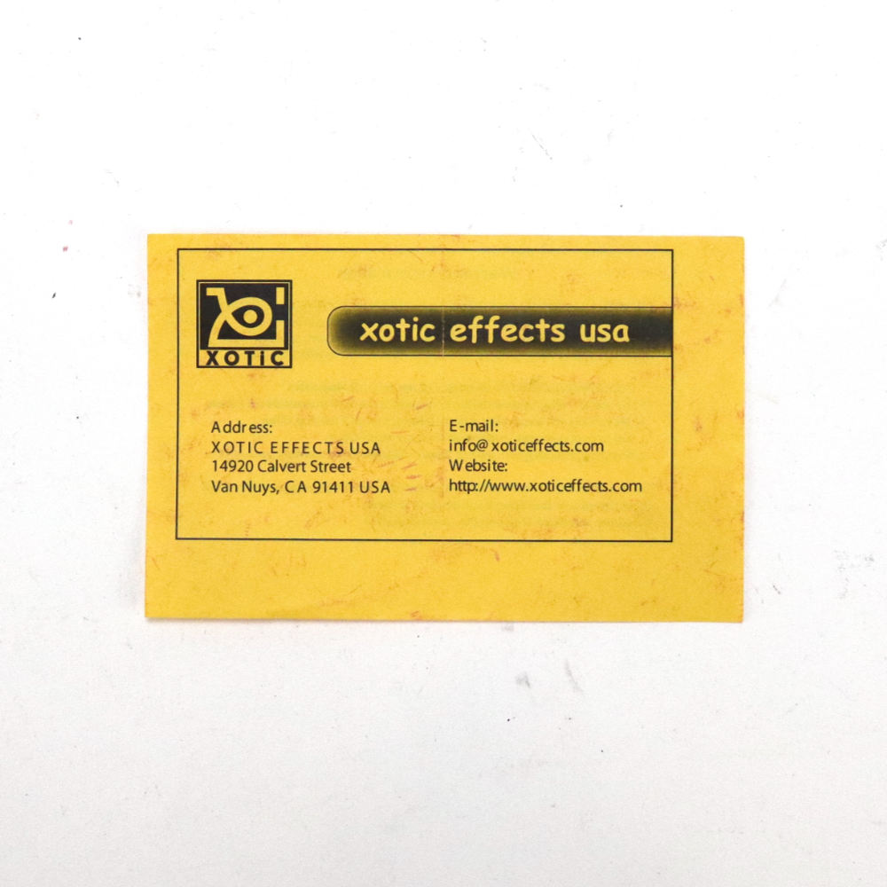 【中古】 オーバードライブ Xotic Custom Shop AC Booster Comp 付属品画像