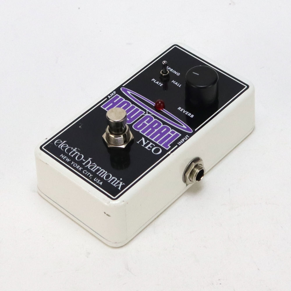 【中古】 ELECTRO-HARMONIX Holy Grail Neo Reverb リバーブ エフェクター 斜めアングル画像