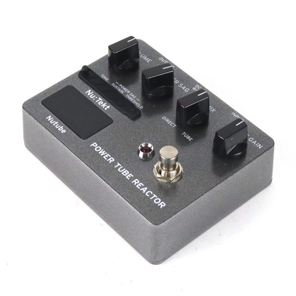 【中古】 Nu:Tekt KORG TR-S POWER TUBE REACTOR パワーチューブリアクター ギターエフェクター nutube 組み立て済み 斜めアングル画像