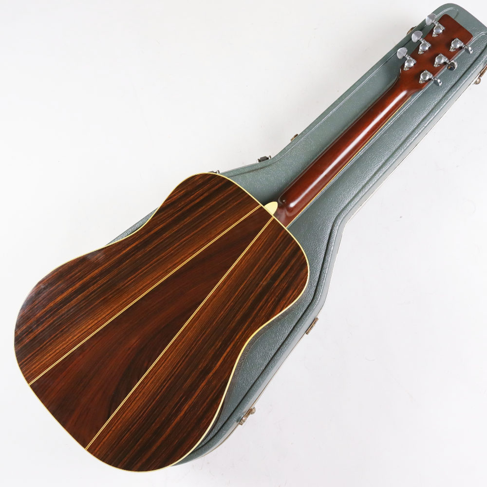 【中古】 アコースティックギター Martin D-35 1977年製 ブルーケース付き トップ割れ修正あり マーチン D35 ボディバック画像