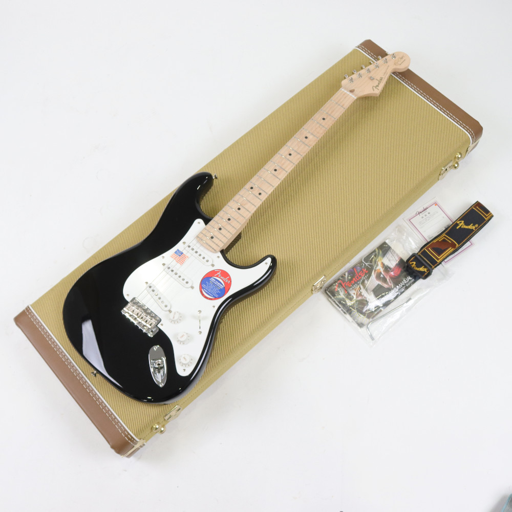 【中古】 エレキギター Fender Eric Clapton Stratocaster Maple Fingerboard Black 2012年製 Blackie フェンダー エリック・クラプトン ストラトキャスター Vintage Noiselessピックアップ搭載 ブラッキー